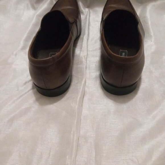 Gordon Rush men's leather shoes brownish size 13 round tip slip on - Picture 3 of 10
